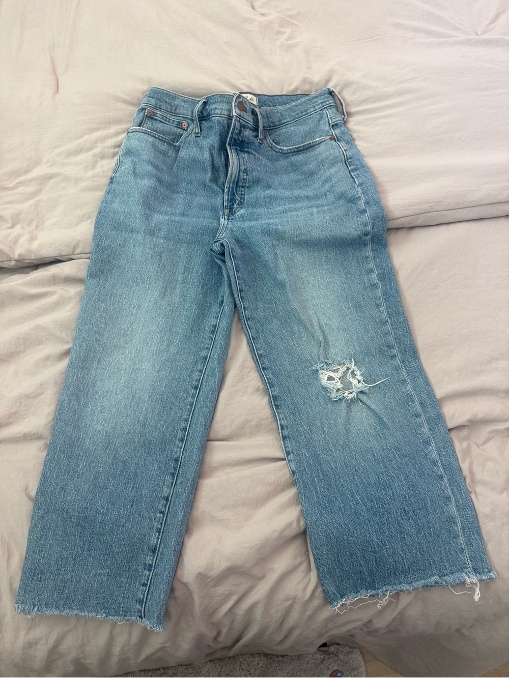 Madewell “The Perfect  Vintage Wide Leg Jeans” Sz 30